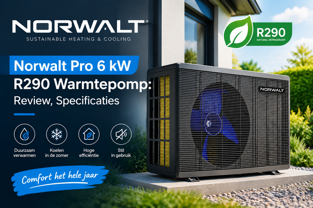 Norwalt Pro 6 kW R290 Warmtepomp: Review, Specificaties en Prestaties