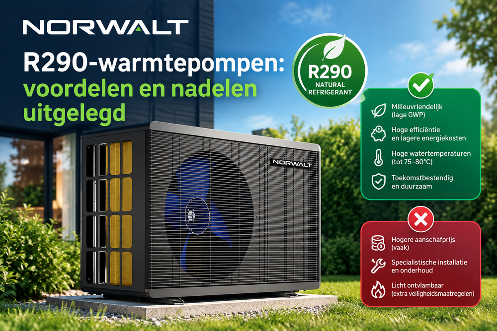 R290-warmtepompen voordelen en nadelen 