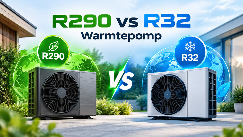 R290 vs R32 Warmtepomp