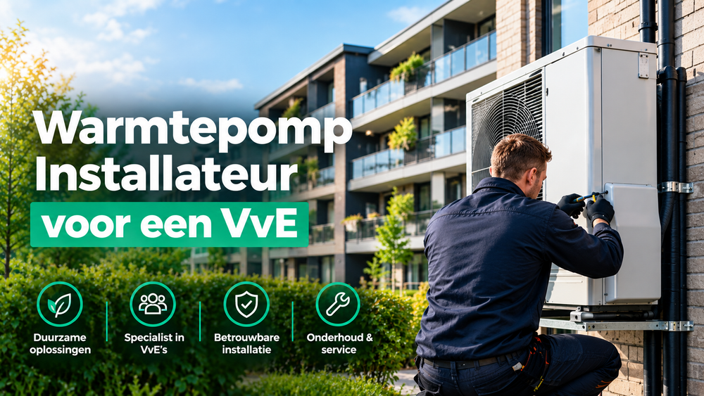 Warmtepompinstallatie voor VvE’s